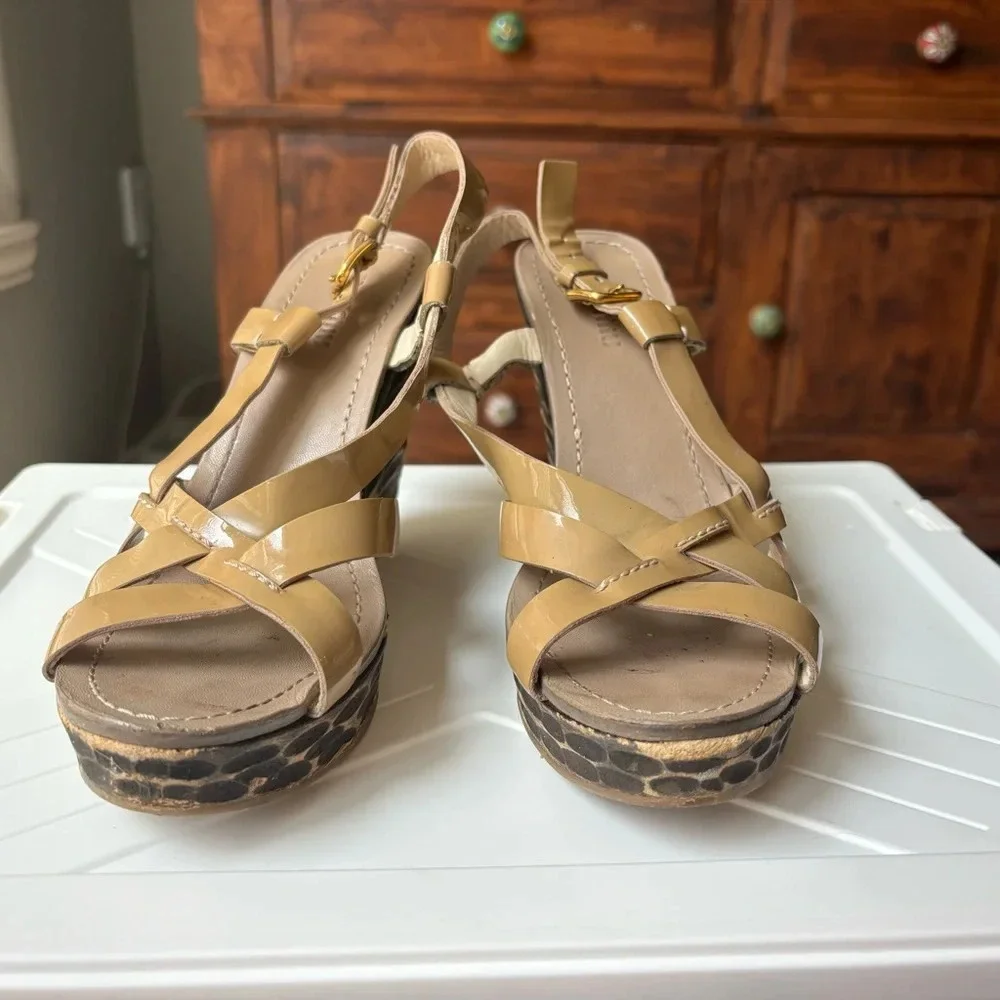 Miu Miu Wedge Sandals